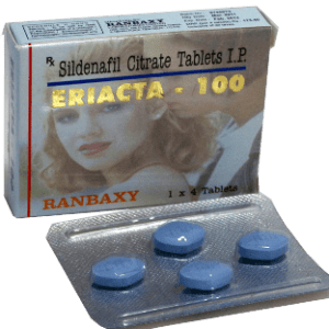 Eriacta 100 mg Sildenafil Blue Tabs